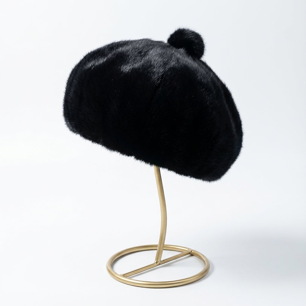 Frenelle Octagon Wool Beret