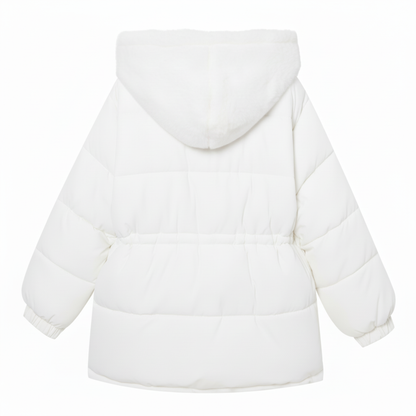 Short Puffer Jacket – Warm Winter Hooded Coat