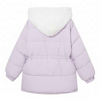 Short Puffer Jacket – Warm Winter Hooded Coat