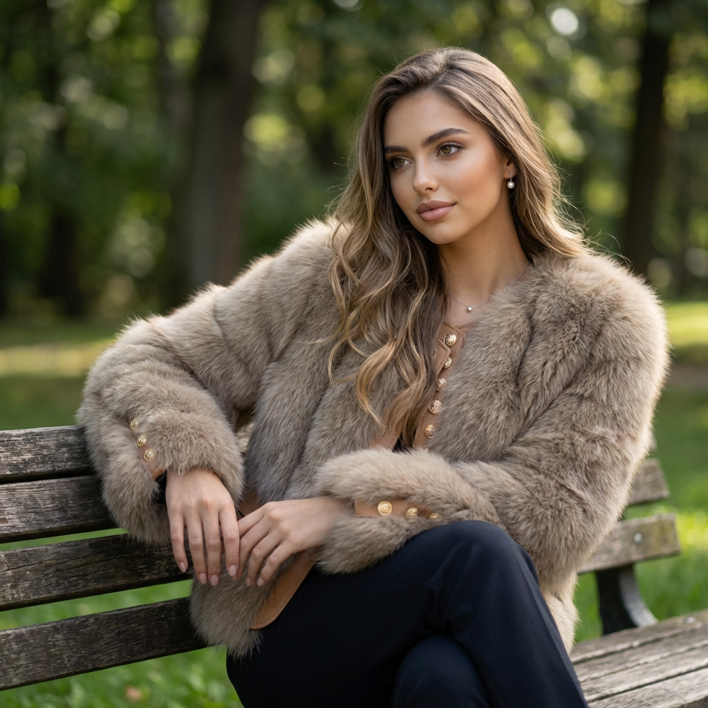 Classic Winter Plush Fur Coat