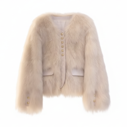 Classic Winter Plush Fur Coat