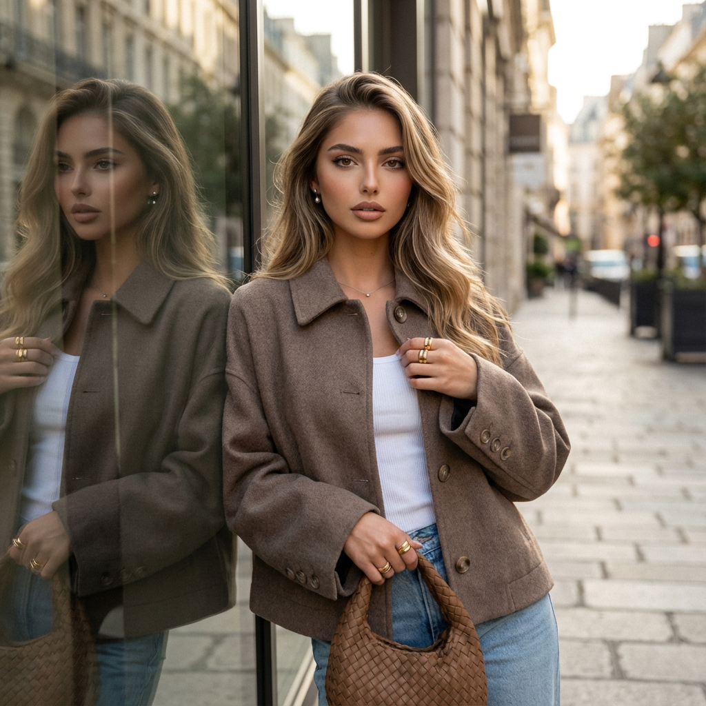 Palvessa Pleated Pocket Wool Coat