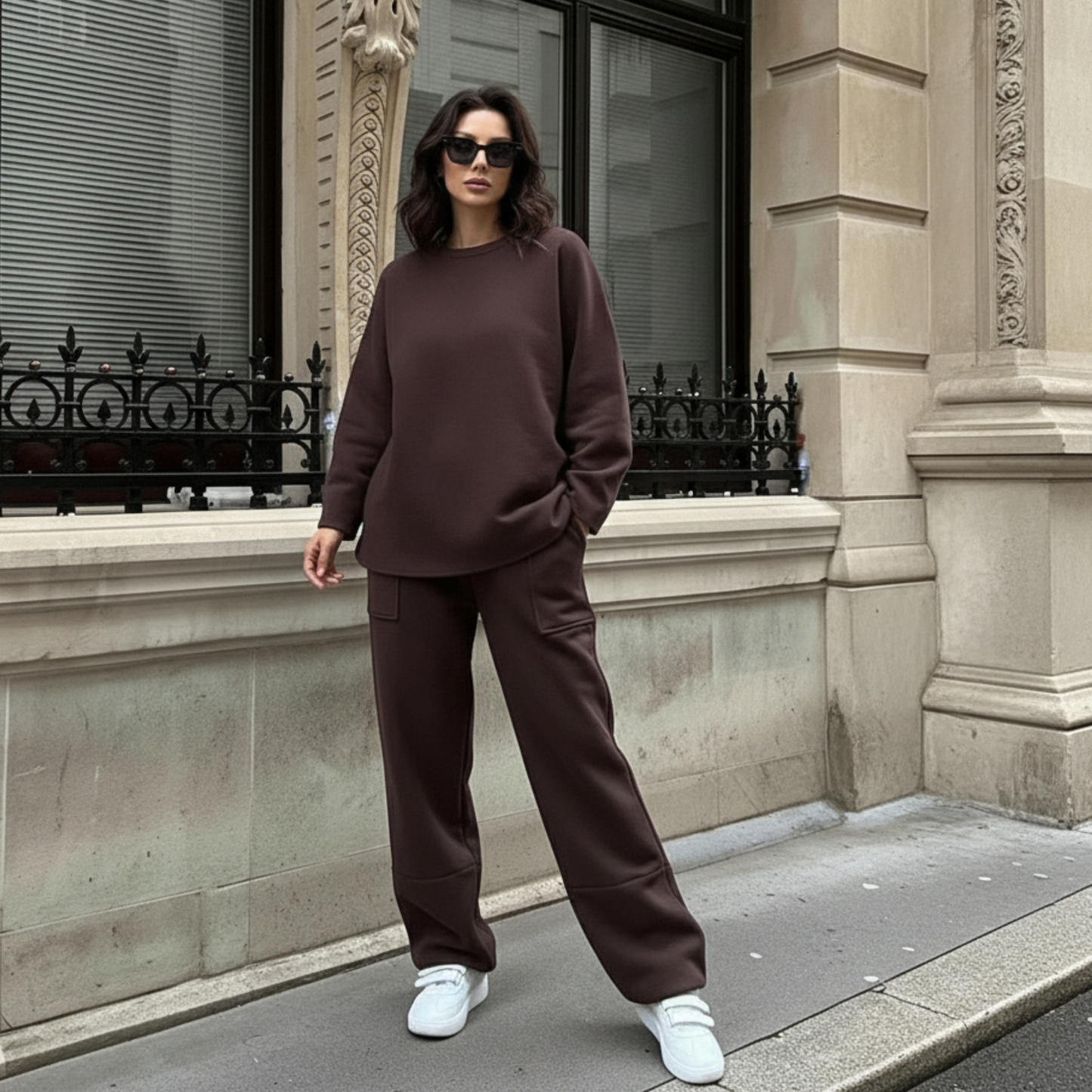 Sophisticated High-Waist Pant Set