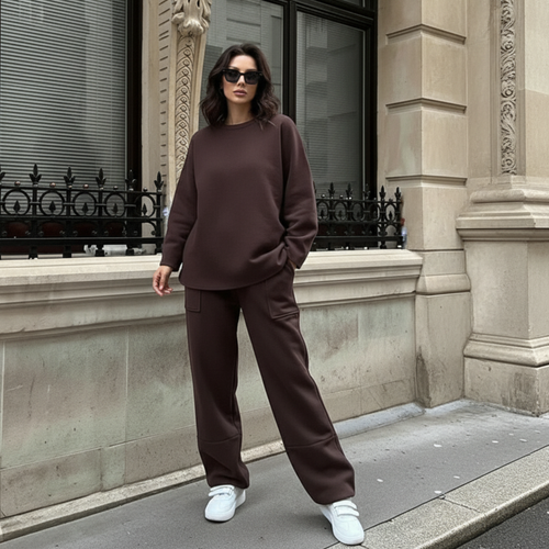 Sophisticated High-Waist Pant Set