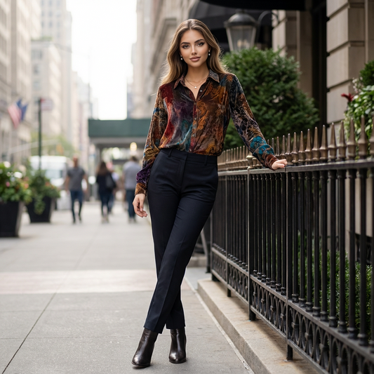 Eloryn Autumn Bloom Shirt