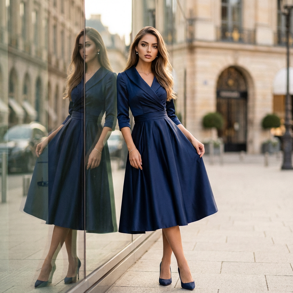 Elvessa Slimline Business Knit Dress