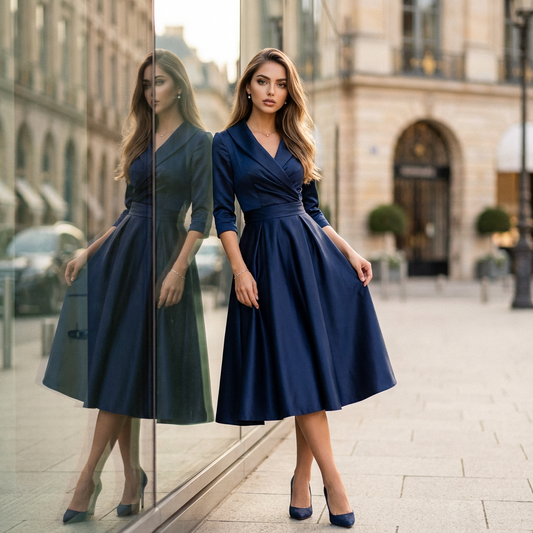 Elvessa Slimline Business Knit Dress