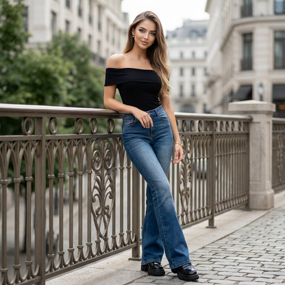 Elvessa Bootcut Stretch Denim