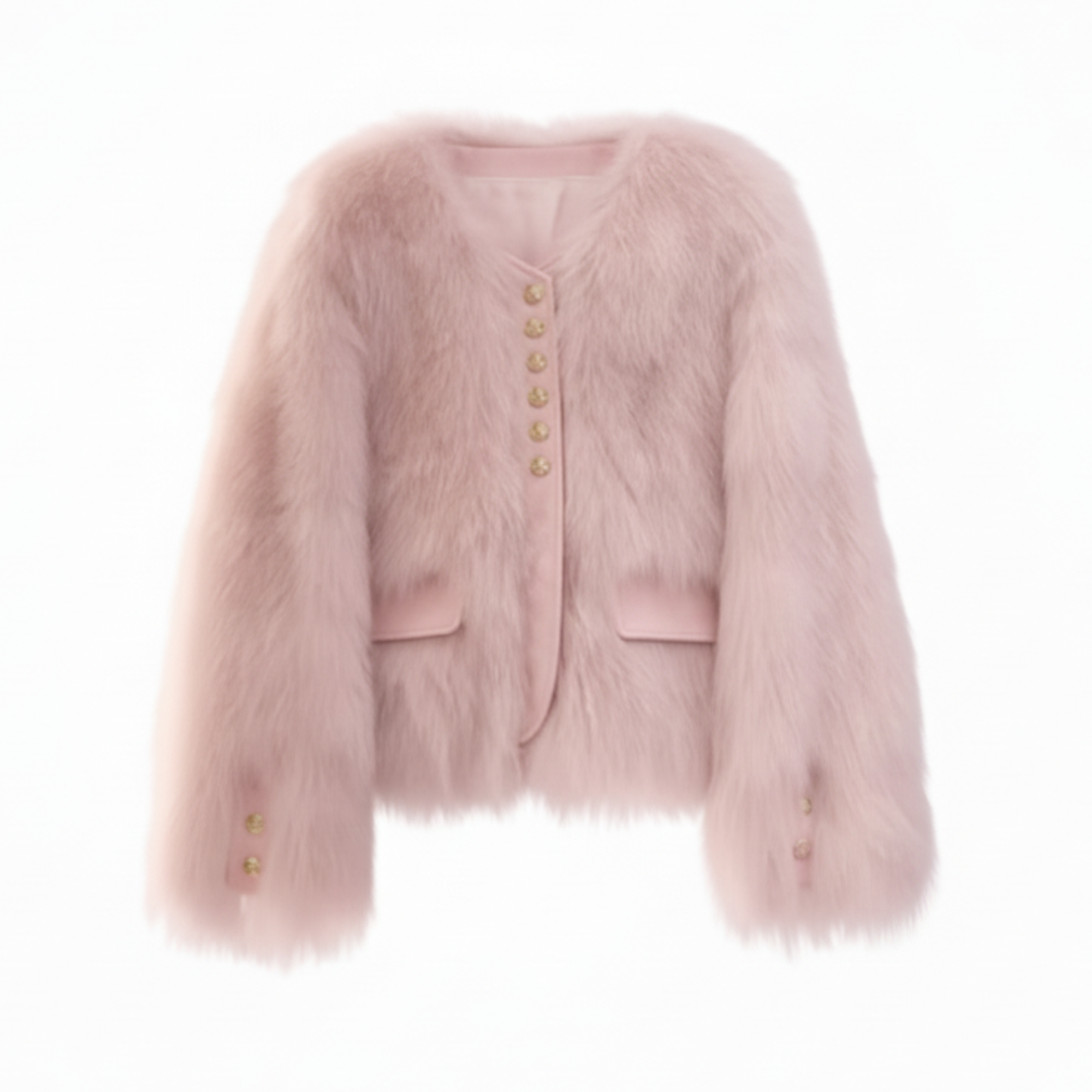 Classic Winter Plush Fur Coat