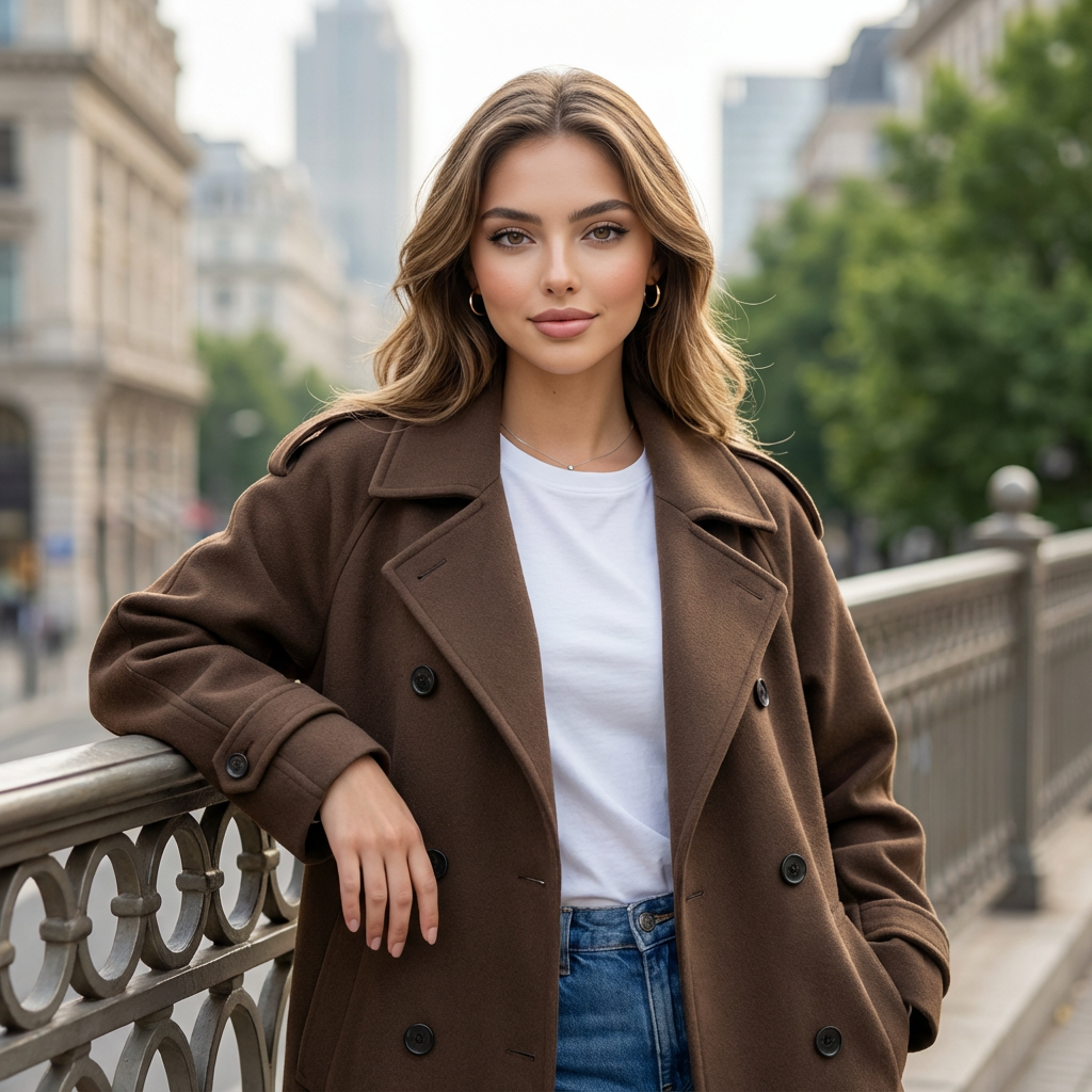 Vellaryn Belted Long Wool Coat