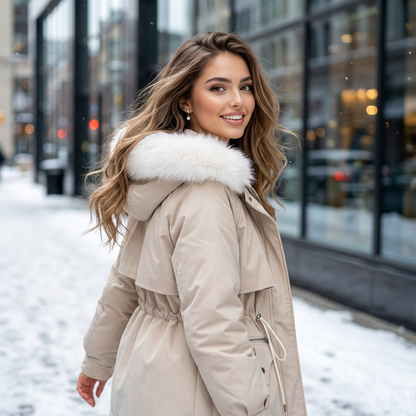 Havelya Fleece-Lined Down Parka