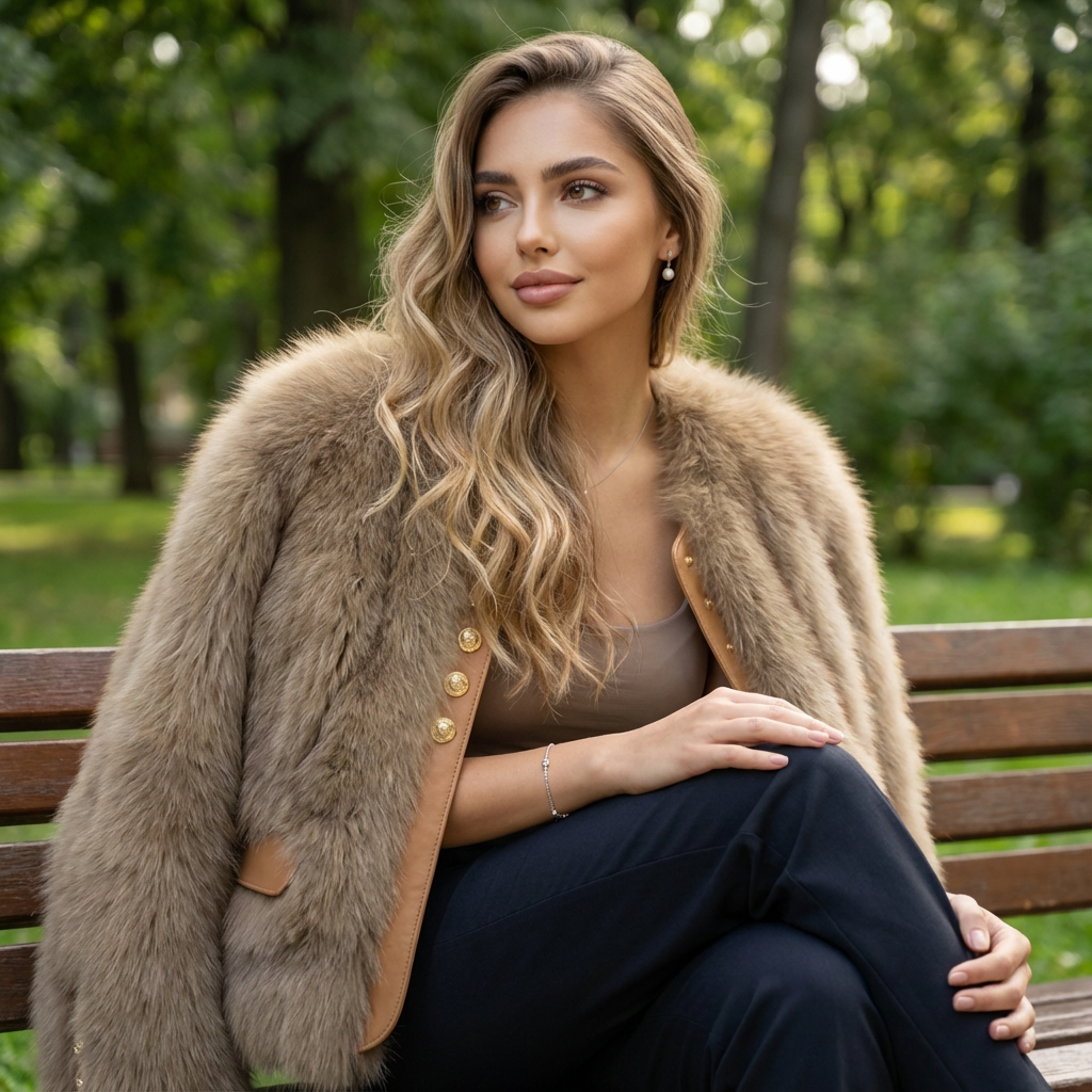 Classic Winter Plush Fur Coat