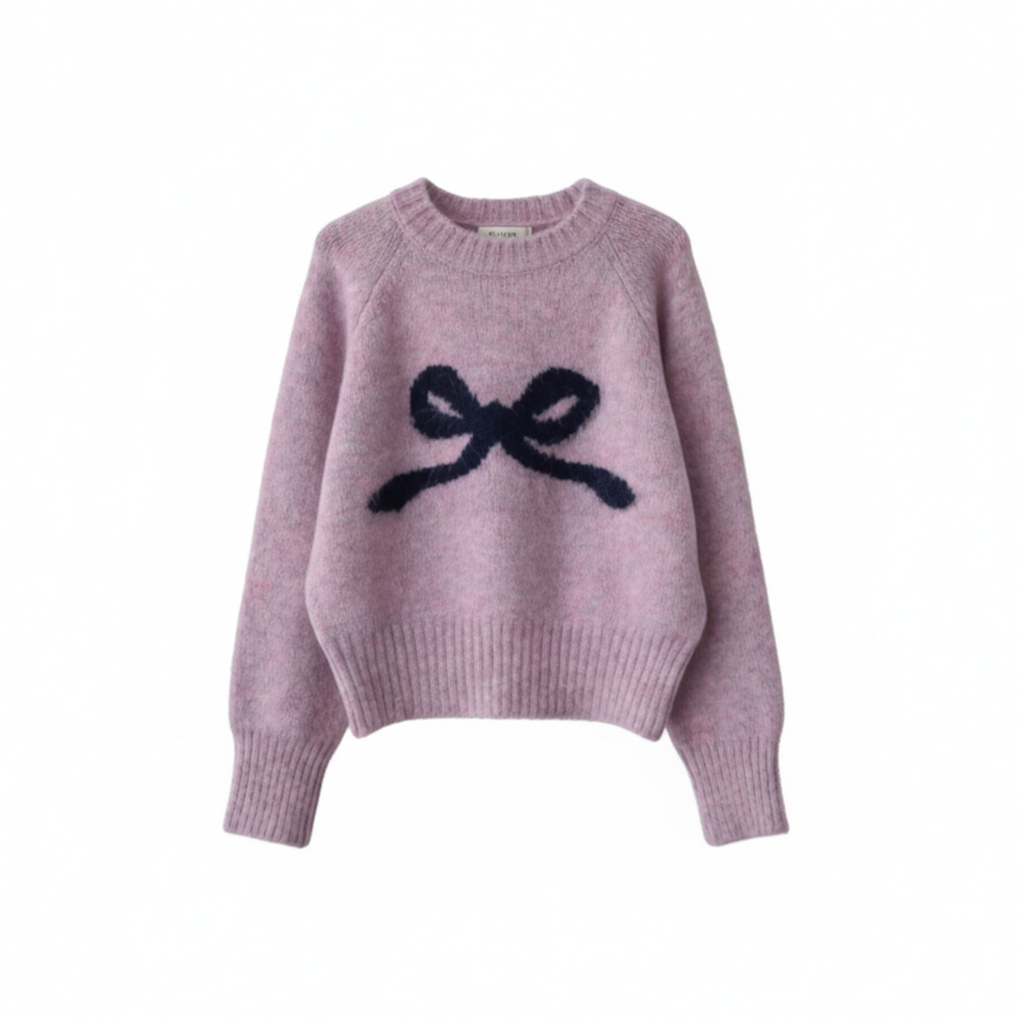 Bow Knit Pullover Sweater