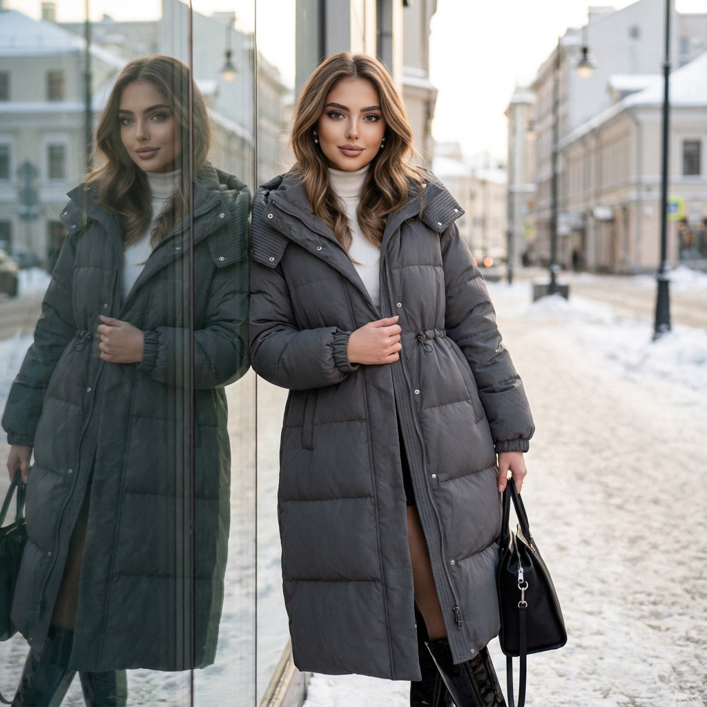 Zerith Hooded Down Longline