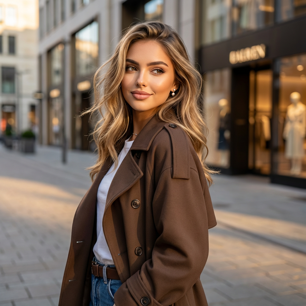 Vellaryn Belted Long Wool Coat