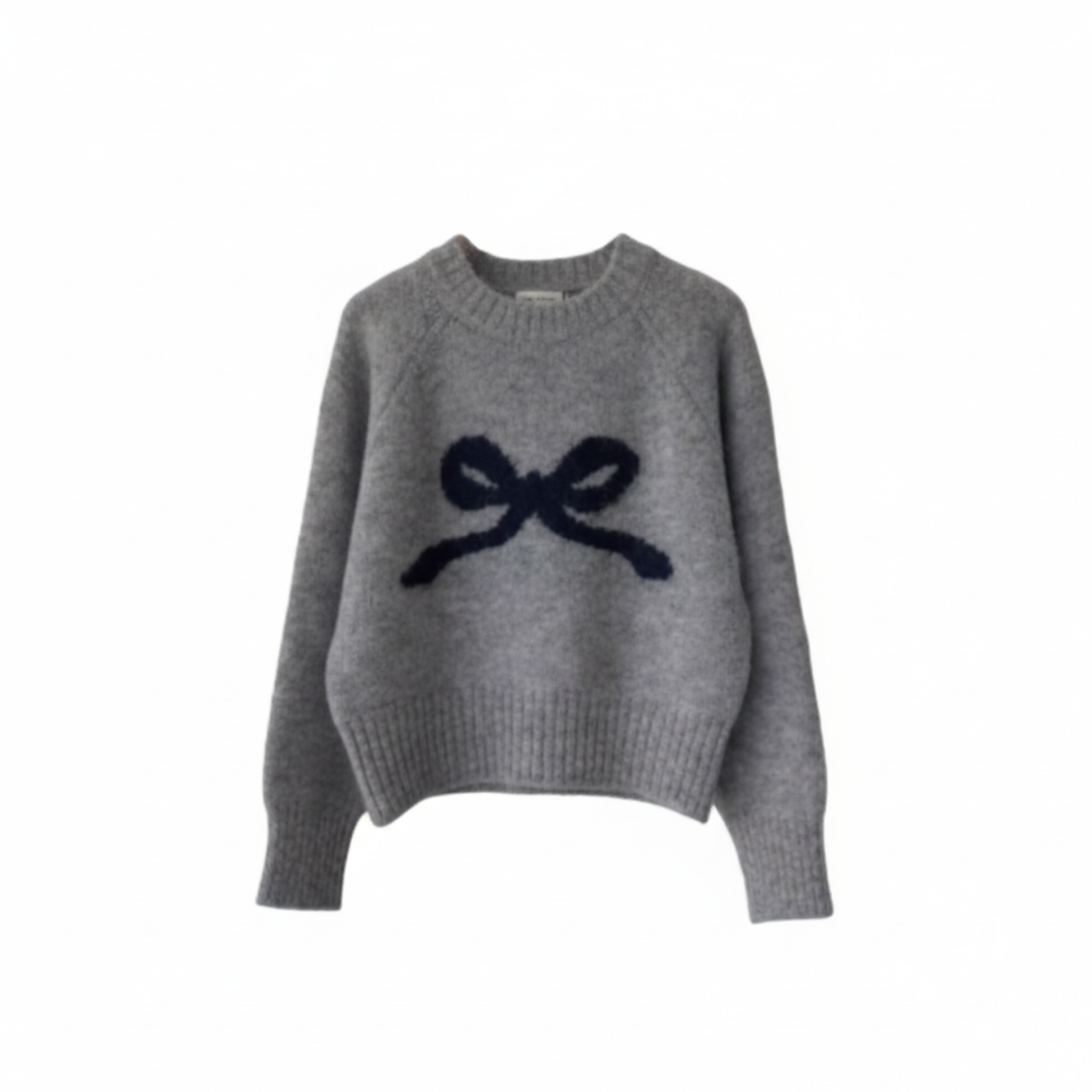 Bow Knit Pullover Sweater