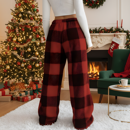 Autumn/Winter Soft Plaid Comfort Trousers