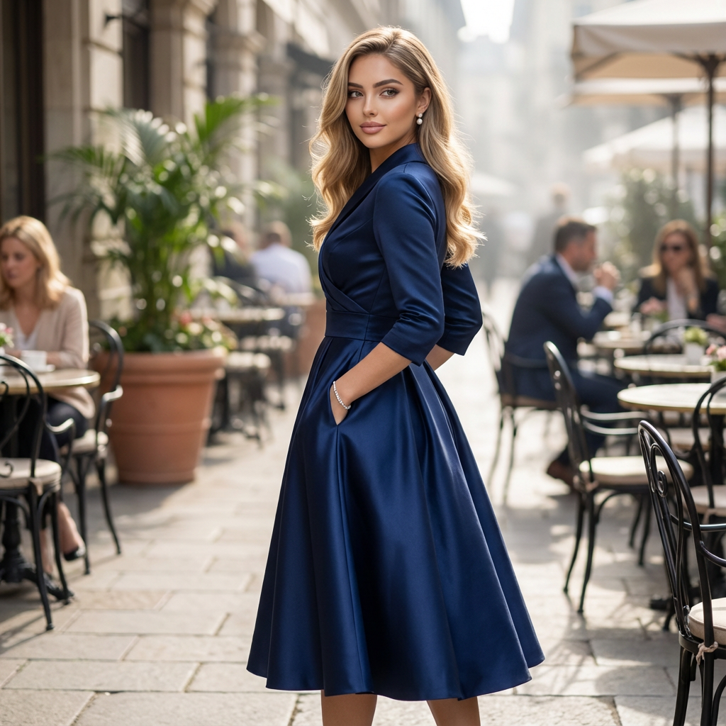 Elvessa Slimline Business Knit Dress