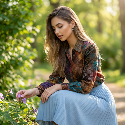 Eloryn Autumn Bloom Shirt