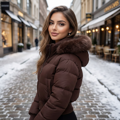 Koryelle Fur-Hood Winter Parka
