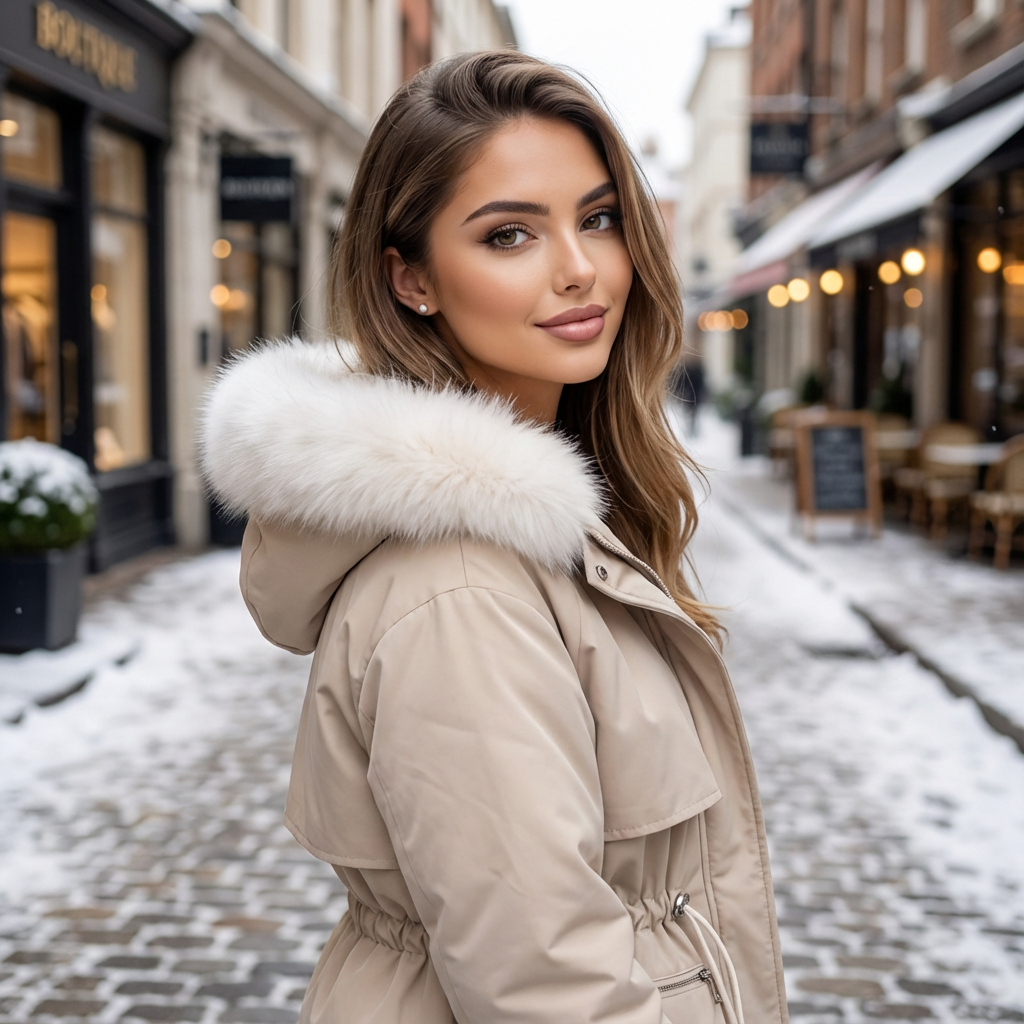 Havelya Fleece-Lined Down Parka