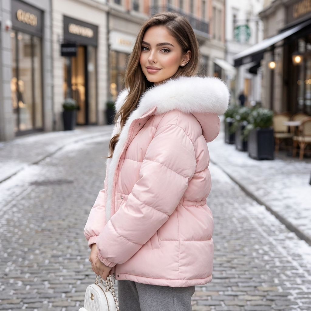 Pavira Hooded Cotton Puffer Jacket