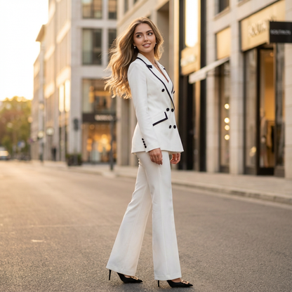 Elvessa White Formal Co-Ord