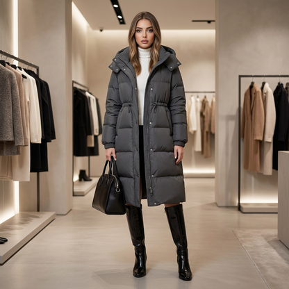 Zerith Hooded Down Longline