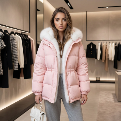 Pavira Hooded Cotton Puffer Jacket