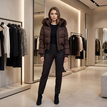 Koryelle Fur-Hood Winter Parka