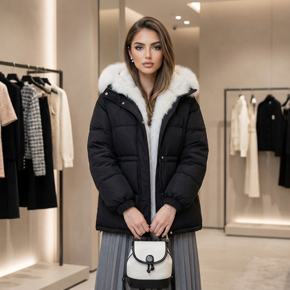 Pavira Hooded Cotton Puffer Jacket