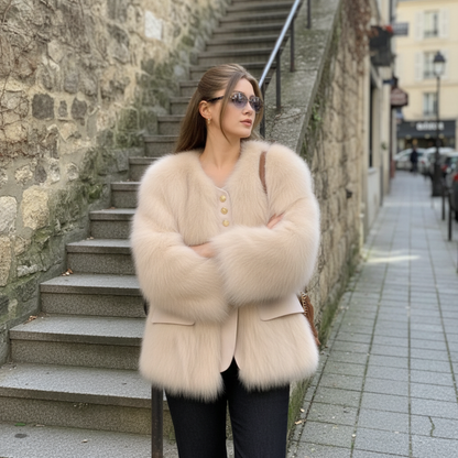 Classic Winter Plush Fur Coat