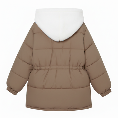 Short Puffer Jacket – Warm Winter Hooded Coat