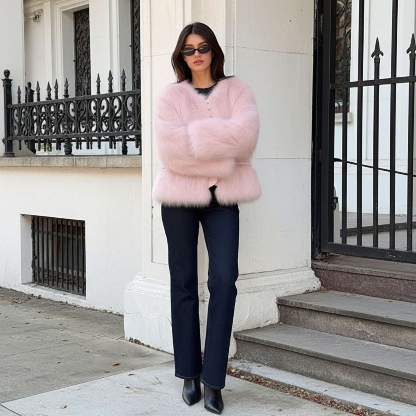 Classic Winter Plush Fur Coat