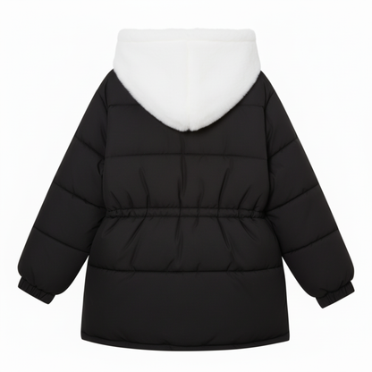 Short Puffer Jacket – Warm Winter Hooded Coat