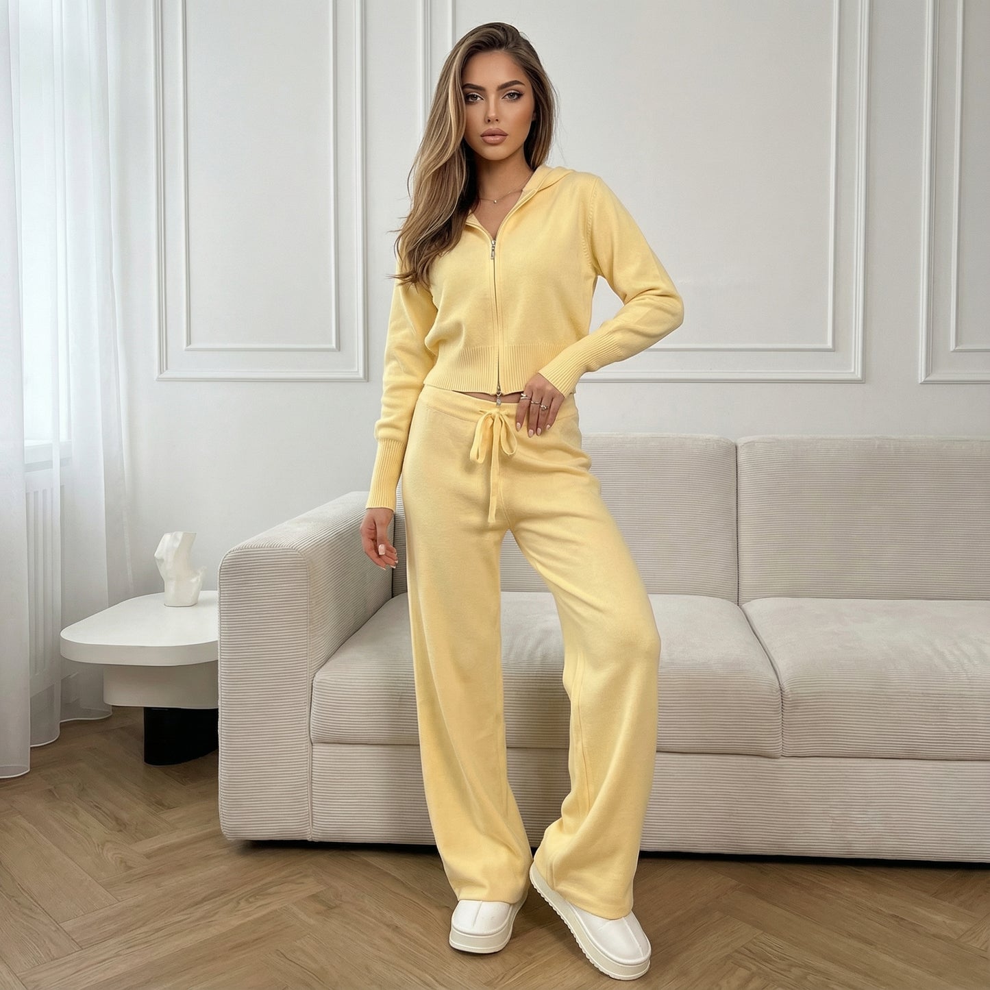 Elowen Zip-Up Knit Co-Ord Set