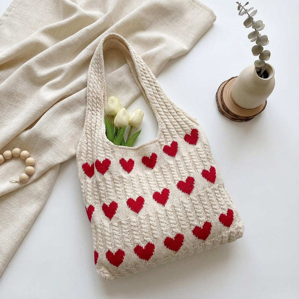 Knyselle Woven Shopper Tote