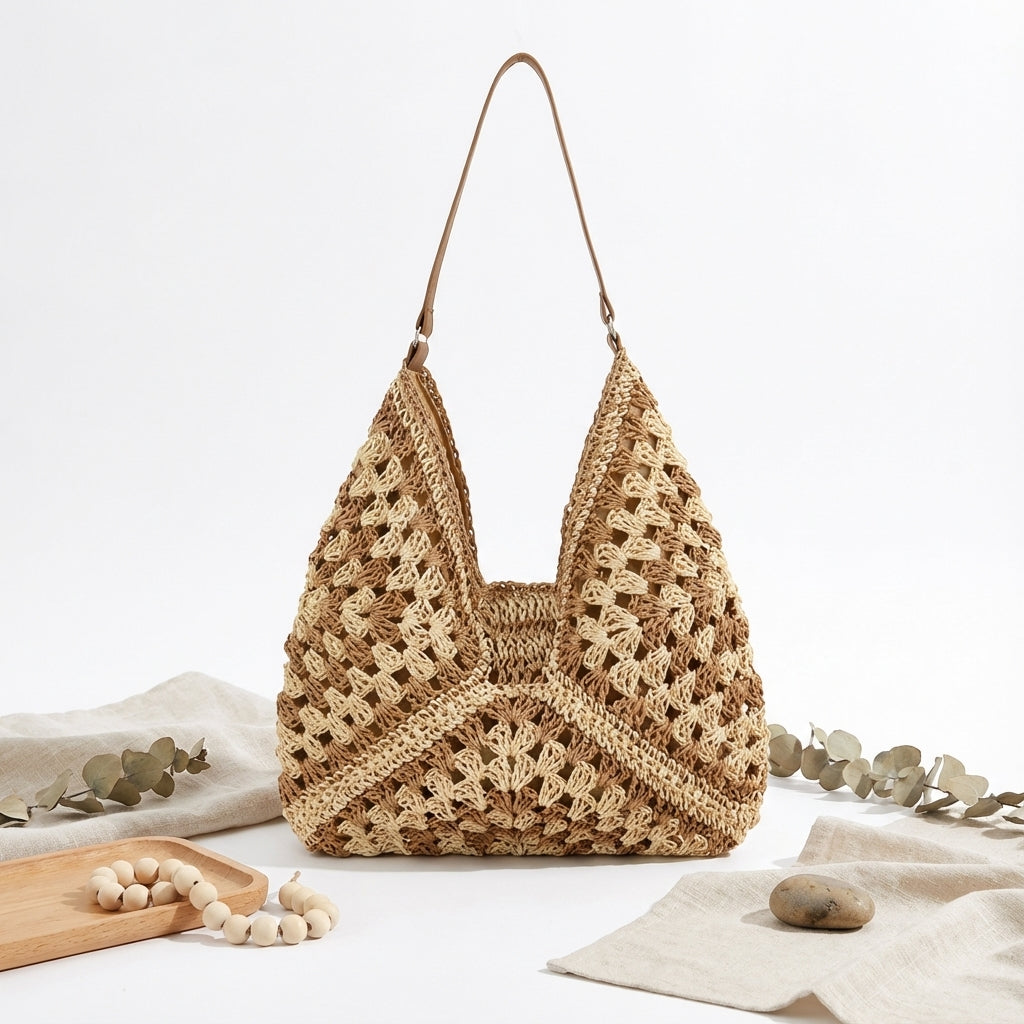 Talvessa Woven Top-Handle Shopper