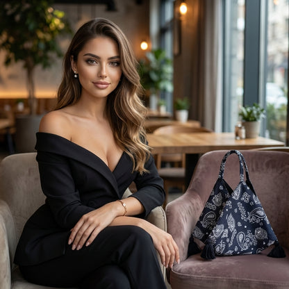 Zinella Fringe Baguette Bag